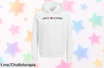 Sudadera con capucha Jack & Jones JJECORP a precio regalado, estarás cómodo y con estilo; no dejes pasar esta oferta impresionante que te hará lucir genial.