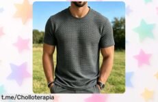 Súper fresca camiseta de malla de seda helada para hombre a un precio que no verás dos veces, ¡aprovecha y vístete con estilo antes que se agote!