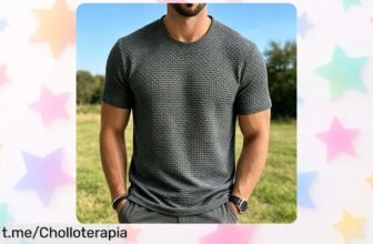 Súper fresca camiseta de malla de seda helada para hombre a un precio que no verás dos veces, ¡aprovecha y vístete con estilo antes que se agote!