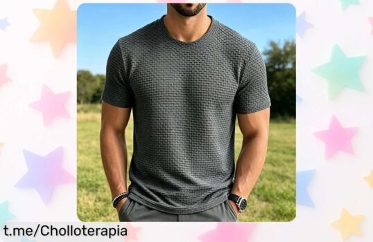 Súper fresca camiseta de malla de seda helada para hombre a un precio que no verás dos veces, ¡aprovecha y vístete con estilo antes que se agote!