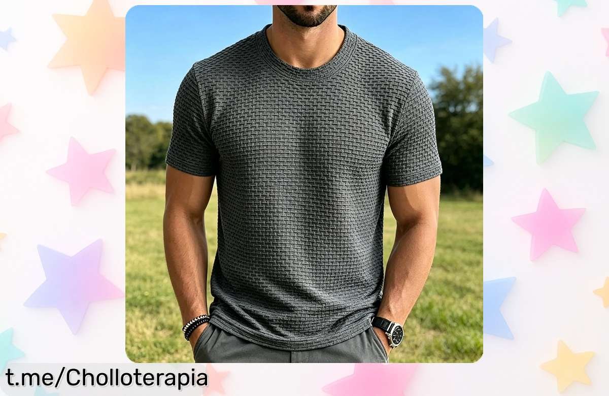 Súper fresca camiseta de malla de seda helada para hombre a un precio que no verás dos veces, ¡aprovecha y vístete con estilo antes que se agote!