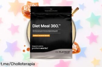 Sustitutivo de comidas The Protein Works que te llena y da energía, ¡ofertón brutal para cuidar tu salud! No dejes pasar esta oportunidad increíble.