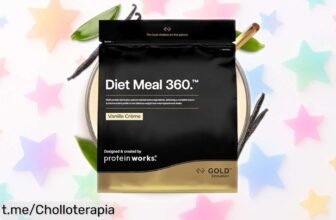 Sustituto de comida THE PROTEIN WORKS sabor crema de vainilla a precio loco, repleto de proteínas y vitaminas, ¡no te quedes sin el chollazo para cuidar tu salud!