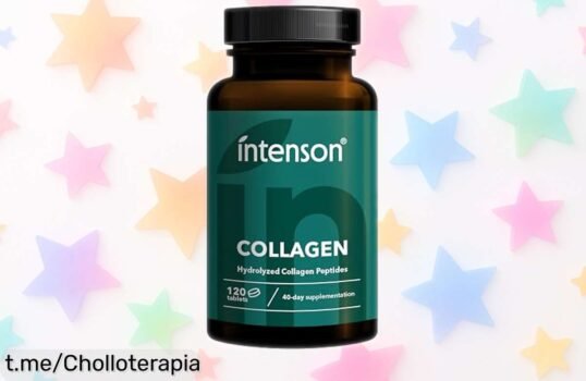 Tabletas de colágeno Intenson para una piel, pelo y uñas más fuertes a un precio que no podrás creer, ¡cuida tu belleza y bienestar ahora mismo!