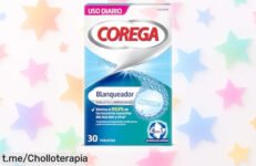 Tabletas limpiadoras Corega para prótesis, pack de 30 unidades que elimina manchas difíciles. ¡No dejes pasar esta oferta loca y dale a tu dentadura el frescor que merece!
