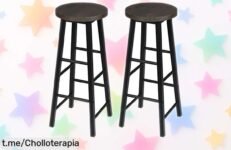 Taburetes de bar WOLTU: un ofertón increíble para darle ese toque guay a tu cocina o salón, ¡resistentes y súper fáciles de montar! No te lo pierdas, aprovecha esta oportunidad.