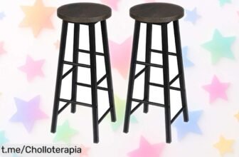 Taburetes de bar WOLTU: un ofertón increíble para darle ese toque guay a tu cocina o salón, ¡resistentes y súper fáciles de montar! No te lo pierdas, aprovecha esta oportunidad.