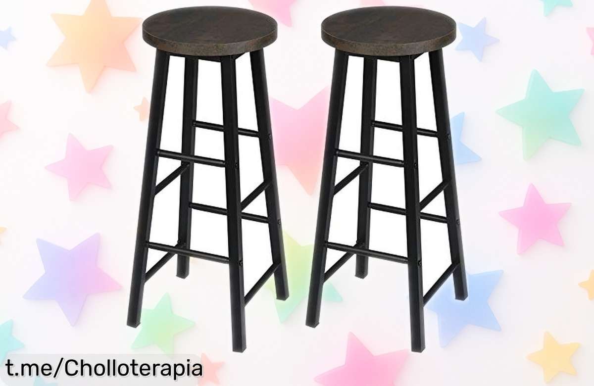 Taburetes de bar WOLTU: un ofertón increíble para darle ese toque guay a tu cocina o salón, ¡resistentes y súper fáciles de montar! No te lo pierdas, aprovecha esta oportunidad.