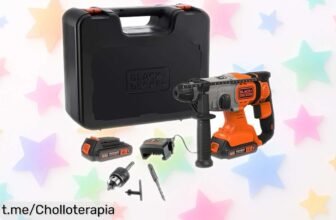 Taladro percutor a batería Black+Decker: ¡ofertón que no puedes dejar pasar para taladrar con potencia y libertad sin cables!