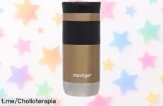 Taza térmica Contigo Byron Autoseal que mantiene el café caliente 7 horas y se limpia con facilidad, ¡no dejes pasar este chollo imprescindible para tu rutina diaria!