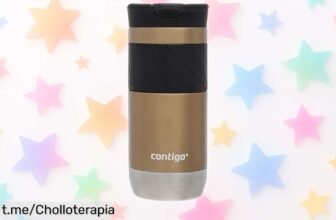 Taza térmica Contigo Byron Autoseal que mantiene el café caliente 7 horas y se limpia con facilidad, ¡no dejes pasar este chollo imprescindible para tu rutina diaria!
