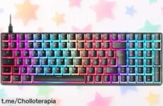 Teclado mecánico Mars Gaming MKULTRA con teclas flotantes y switches indestructibles, ¡ahora a un precio loco que no querrás dejar escapar! Dale caña a tus partidas o al curro.