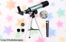 Telescopio Mijiao para ver la luna y pájaros como nunca, ¡rebajado a un precio loco! Despierta la curiosidad científica de grande y pequeños.