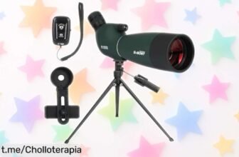 Telescopio terrestre Svbony SV28PLUS con zoom potente y mando inalámbrico, un super chollo para observar aves sin vibraciones ¿Te lo vas a perder?