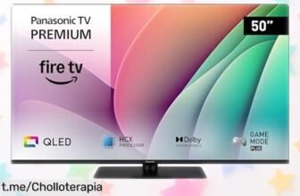 Televisión Panasonic Premium de 50” 4K QLED con sonido Dolby Atmos a un precio loco que te dejará sin aliento, ¡no lo dejes escapar y vive la experiencia cinematográfica en casa!