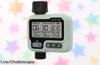 Temporizador de riego EverPinger, la solución perfecta para cuidar tu jardín sin complicaciones y a un precio jamás visto. ¡No dejes pasar esta oportunidad!