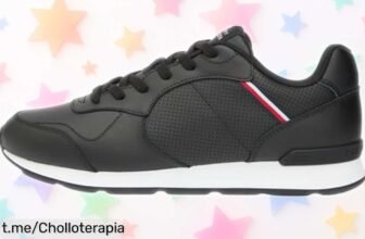 Tenis bajos Tommy Hilfiger Runner Icon Leather para hombre: calidad top a un precio de escándalo, ¡no te quedes sin estilo y transforma tu look ahora!