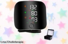 Tensiómetro de muñeca SGZIOO con pantalla a color y memoria para 2 personas, ¡ahora a un precio tan bajo que no podrás resistirte! Cuida tu salud hoy mismo.
