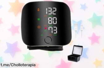 Tensiómetro de muñeca SGZIOO con pantalla a color y memoria para 2 personas, ¡ahora a un precio tan bajo que no podrás resistirte! Cuida tu salud hoy mismo.
