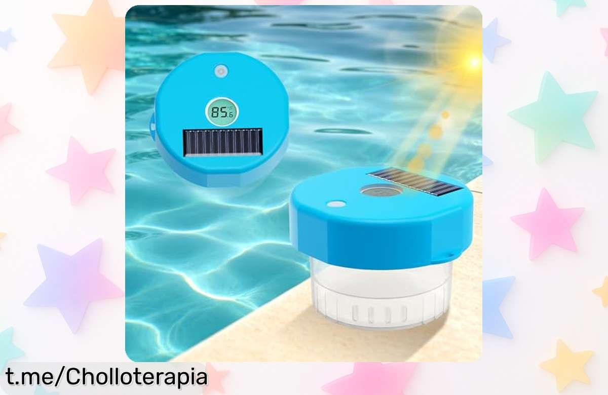 Termómetro flotante digital para piscina, jacuzzis y más a precio de ganga; mide al instante y te asegura diversión sin preocupaciones en el agua. ¡No pierdas esta oportunidad!