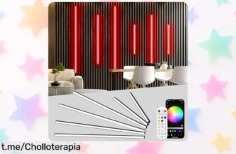 Tiras LED RGB Lichaser que iluminan tu espacio al ritmo de la música a un precio que flipas; ¡no te pierdas esta oferta y transforma cada rincón en una fiesta!
