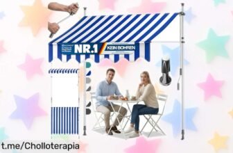 Toldo KESSER® para balcón con manivela y resistencia al agua a un precio que está regalado, disfruta del verano bajo la sombra que tú elijas antes de que se agoten.