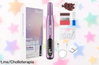 Torno para uñas profesional 35000 RPM con kit 12 en 1 a precio de ganga, ¡dale vida a tu manicura y pedicura casera antes que se agote!
