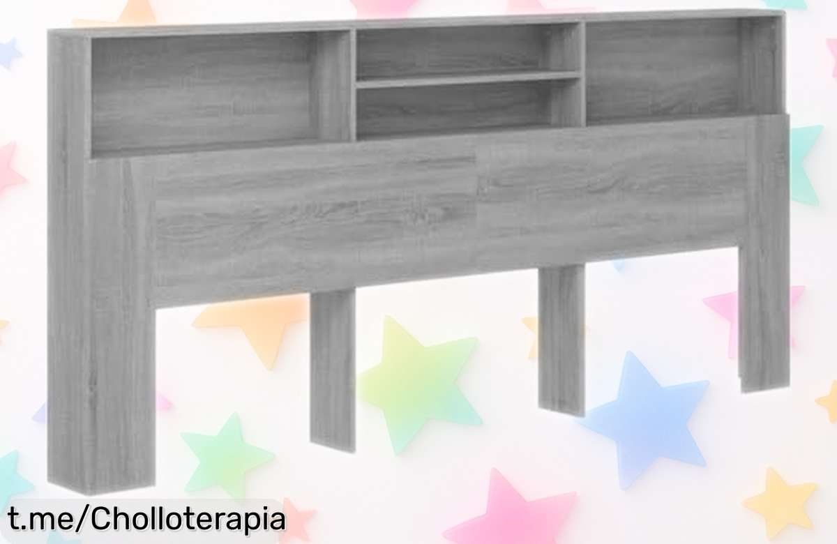 Transforma tu habitación con el mueble cabecero vidaXL: espacio extra y orden al mejor precio, ¡es una oferta que debes aprovechar ya!