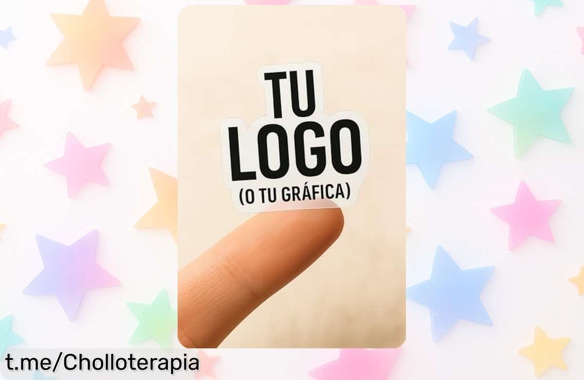 Transforma tus proyectos con 50 etiquetas adhesivas personalizadas y transparentes a un precio espectacular, ¡haz que todos se sorprendan antes de que se acaben!