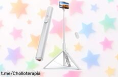 Trípode para móvil ANXRE NT79 que se extiende hasta 180 cm con control remoto: ¡captura momentos únicos sin enredos a un precio loco! No te lo pierdas.