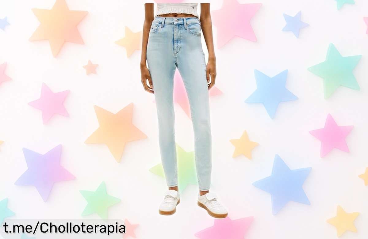 Vaqueros Tommy Jeans Sylvia Skinny para mujer en un precio de escándalo, marca figura y destaca tu estilo. ¡No te quedes sin ellos!