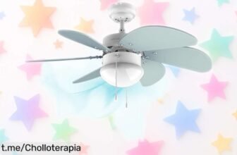 Ventilador de techo Cecotec EnergySilence 3600 Vision con luz y aspas reversibles a un precio loco que no querrás dejar escapar: ¡tu verano fresco está a solo un clic!