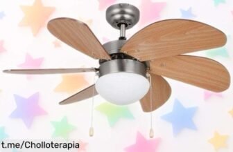 Ventilador de techo con luz Orbegozo que refresca y alumbra a un precio tirado, ¡aprovéchalo ya antes que se agote y dale un toque fresco a tu hogar!