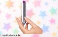 Vibrador bala recargable Lulir, pequeñito y silencioso con 10 modos que te harán volar; aprovecha este ofertón único que no puedes dejar escapar.