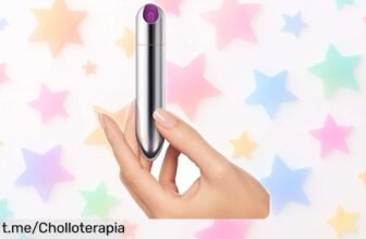 Vibrador bala recargable Lulir, pequeñito y silencioso con 10 modos que te harán volar; aprovecha este ofertón único que no puedes dejar escapar.