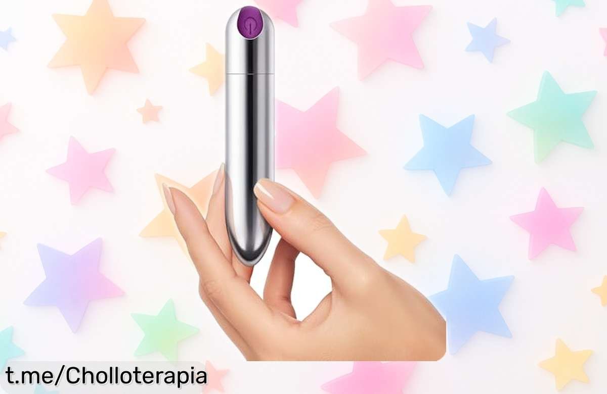 Vibrador bala recargable Lulir, pequeñito y silencioso con 10 modos que te harán volar; aprovecha este ofertón único que no puedes dejar escapar.
