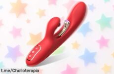 Vibrador para mujer con 9 modos y carga rápida tipo C, un chollazo de placer silencioso que no podrás dejar escapar, disfruta la maravilla mientras dura esta oferta irresistible.