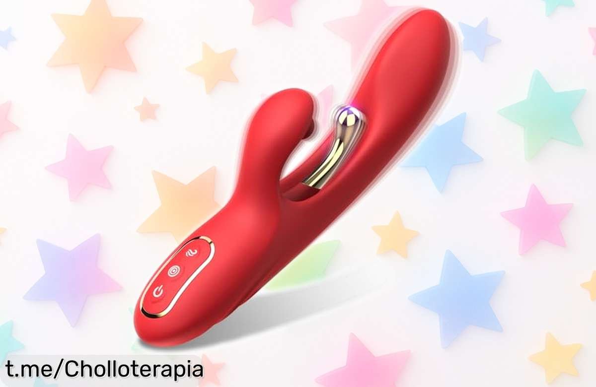 Vibrador para mujer con 9 modos y carga rápida tipo C, un chollazo de placer silencioso que no podrás dejar escapar, disfruta la maravilla mientras dura esta oferta irresistible.