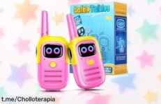 Walkie talkies Gifitizi para niñas, súper resistentes y fáciles de usar: ¡no te pierdas este chollazo que hará sus aventuras mucho más emocionantes!