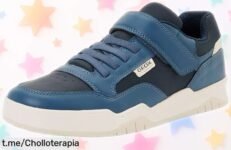 Zapatillas Geox J Perth Boy E para niños: Un chollo que respira diversión y movimiento, no dejes pasar esta oportunidad única para verles correr felices.