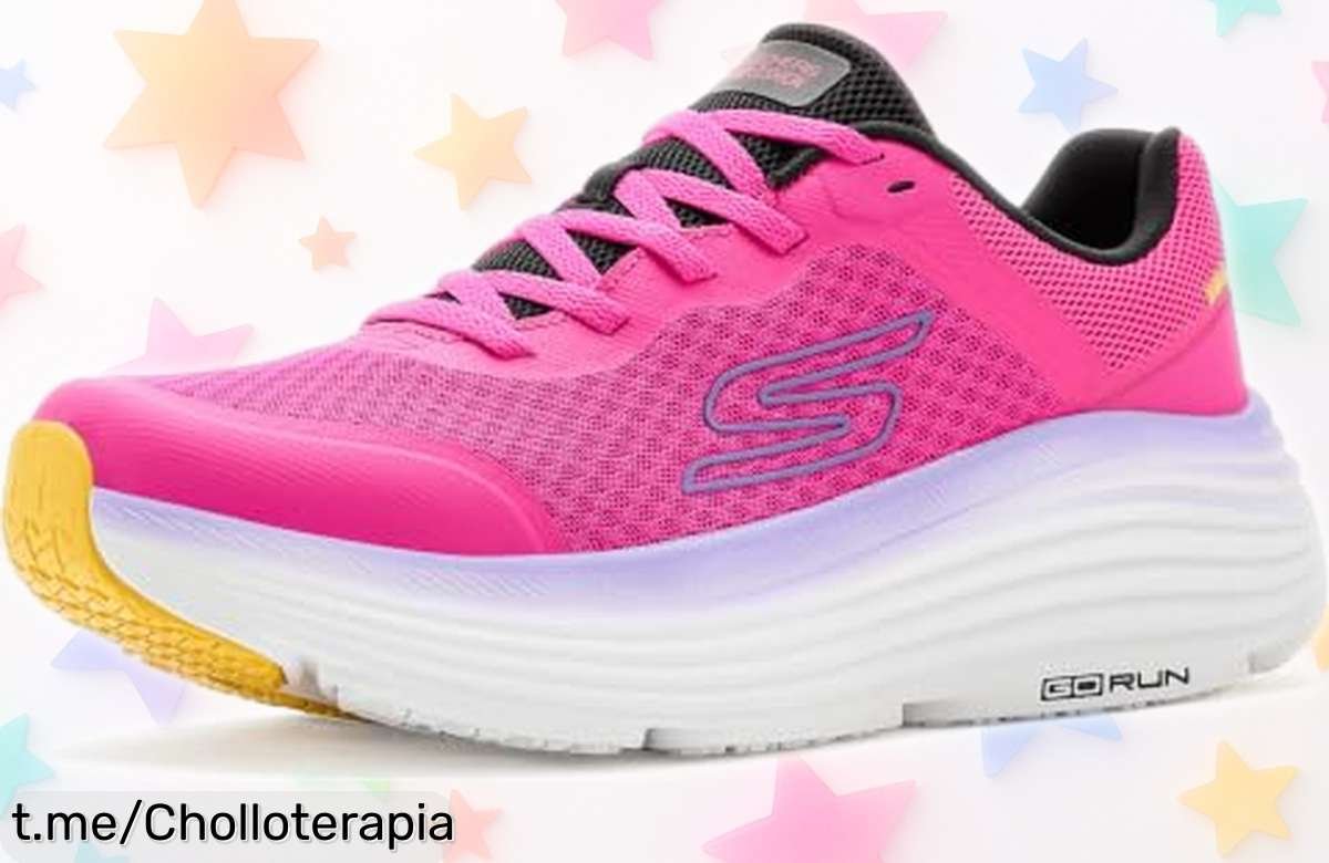 Zapatillas Skechers MAX Cushioning: comodidad que alucina y limpieza a la vista con un precio bajísimo que no puedes dejar pasar. Hazte sentir increíble en cada paso ya mismo.