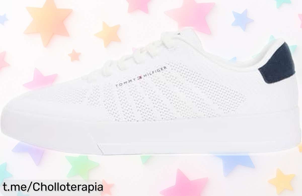 Zapatillas bajas para hombre Tommy Hilfiger TH Court Knit a precio de locura, con diseño clásico y calidad que enamora. No dejes pasar este chollo único que se va volando.