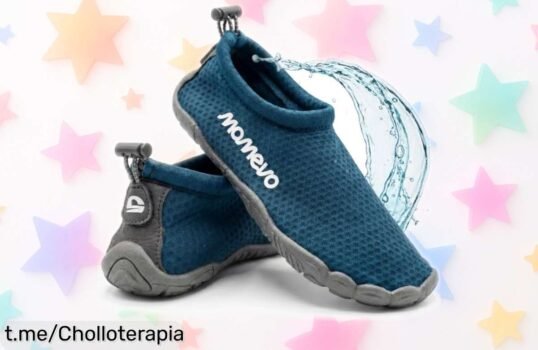 Zapatillas de baño Momevo WaterMates con suela antideslizante a un precio increíble: ¡la protección que tus pies merecen en playa o piscina! No te quedes sin las tuyas.