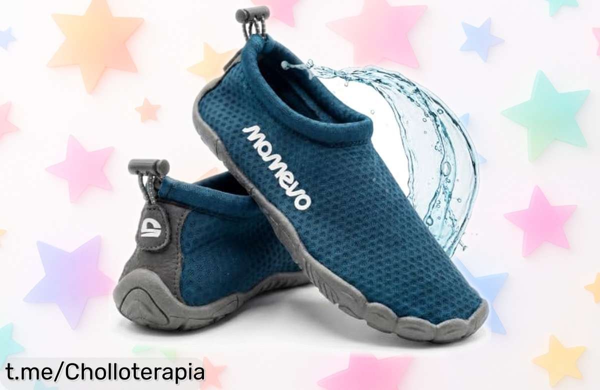 Zapatillas de baño Momevo WaterMates con suela antideslizante a un precio increíble: ¡la protección que tus pies merecen en playa o piscina! No te quedes sin las tuyas.