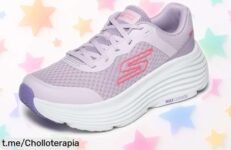 Zapatillas deportivas Skechers MAX Cushioning Endeavour Canova ¡ofertón para volar en cada paso y precios rebajados! No dejes pasar este chollo que te hará sentir ligera como una pluma.