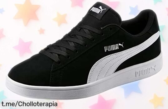 Zapatillas deportivas unisex Puma Smash V2 con estilo urbano a precio regalado: no dejes pasar esta oferta, ¡asegura el tuyo y haz que tus pasos molen al máximo!