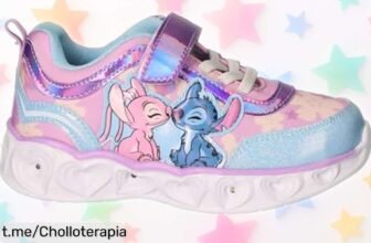 Zapatillas infantiles Cerdá con luces LED: ofrece a tus peques un calzado resistente, divertido y antideslizante a un precio increíblemente bajo que no podrás dejar pasar.