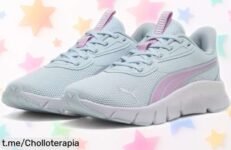Zapatillas infantiles FLEXFOCUS Lite Modern JR a un precio increíble que aguanta todas sus locuras, ¡aprovecha este chollo antes de que se acabe!