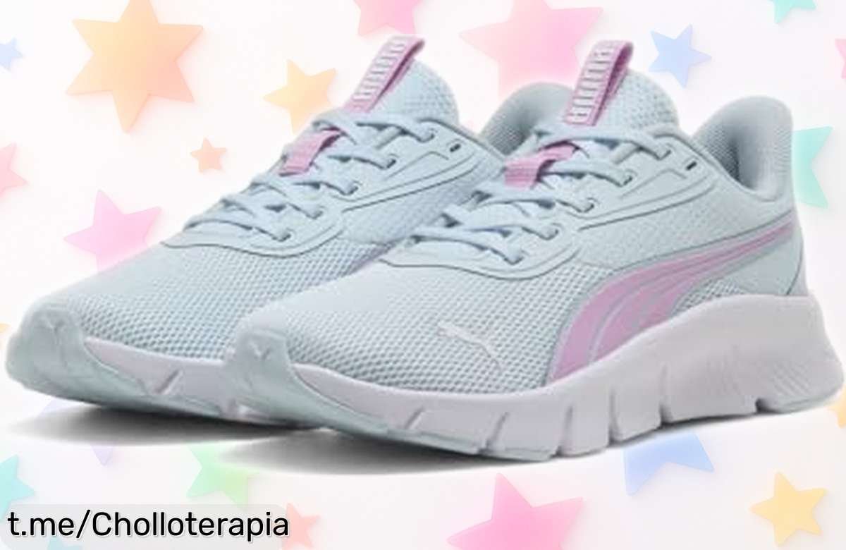 Zapatillas infantiles FLEXFOCUS Lite Modern JR a un precio increíble que aguanta todas sus locuras, ¡aprovecha este chollo antes de que se acabe!