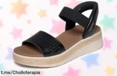 Zapatillas slip on Skechers Bobs Sun Ray en oferta: super cómodas y fáciles de limpiar, ¡no te pierdas este precio regalo que cuida tus pies!